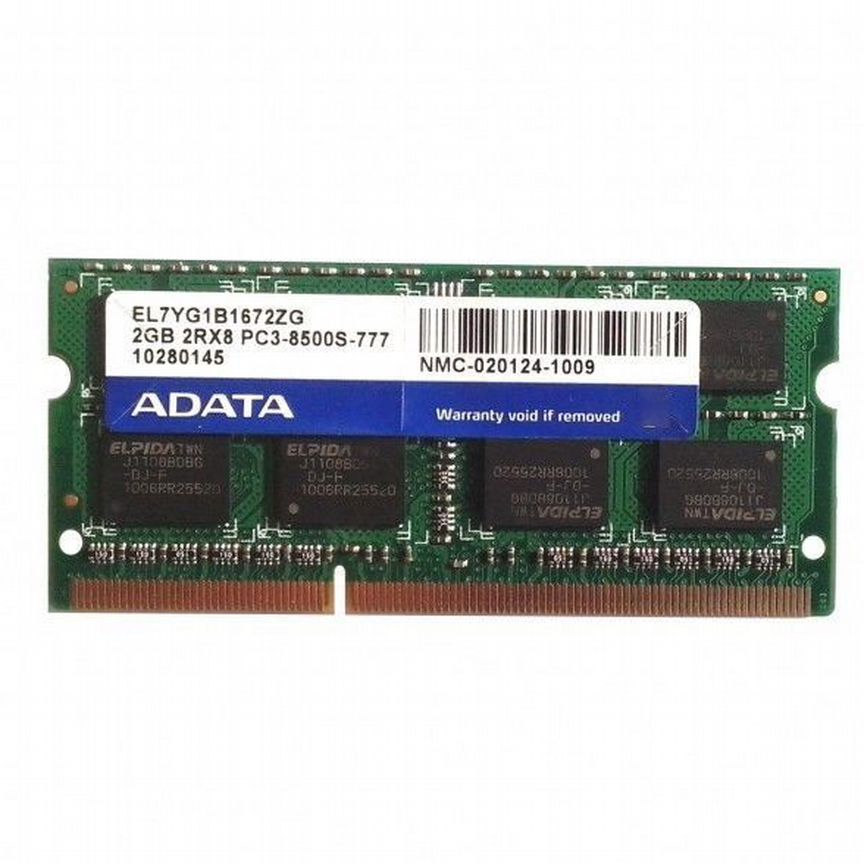 2GB 1066MHz DDR3 adata
