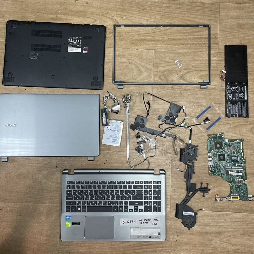 Acer zrk v5-572pg на разбор запчасти