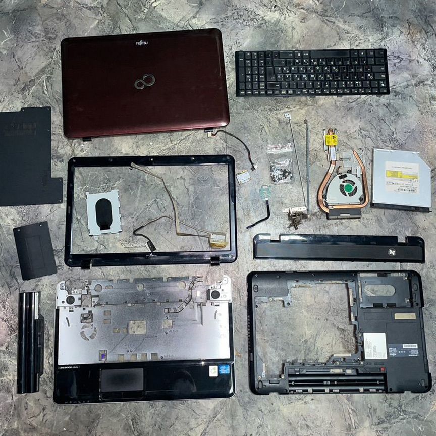 Fujitsu lifebook ah531 разбор запчасти