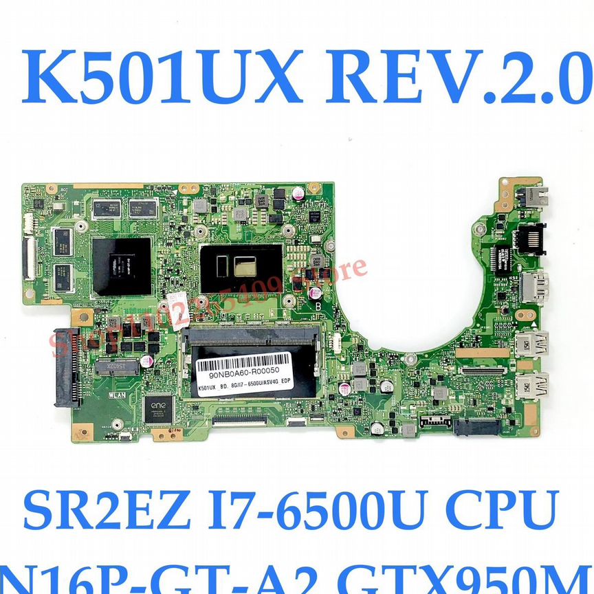 Материнская плата asus k501ux i7-6500u gtx950