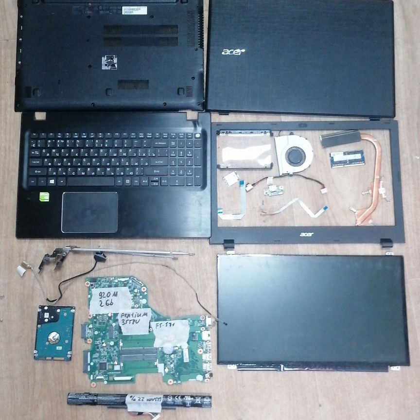 Acer aspire f5-571 разбор, ремонт, запчасти