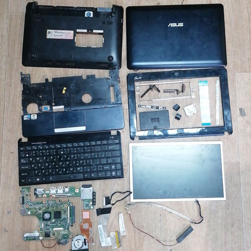 Asus eee pc 1015px разбор запчасти ремонт