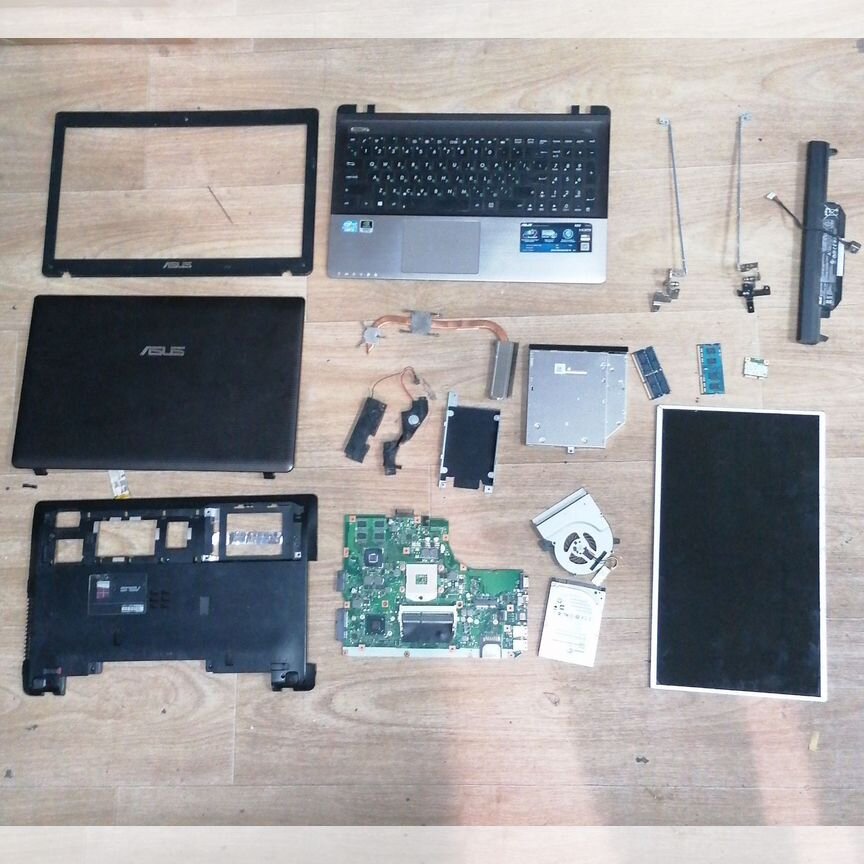 Asus K55VD разбор запчасти ремонт