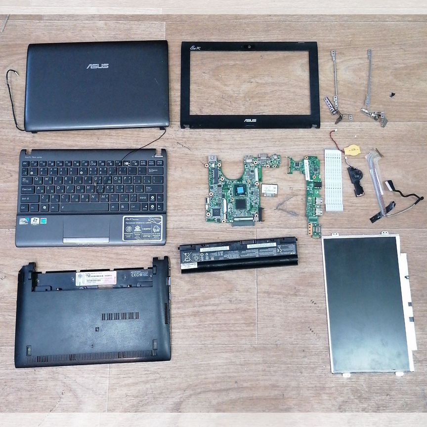 Eee PC series 1025C разбор ремонт запчасти