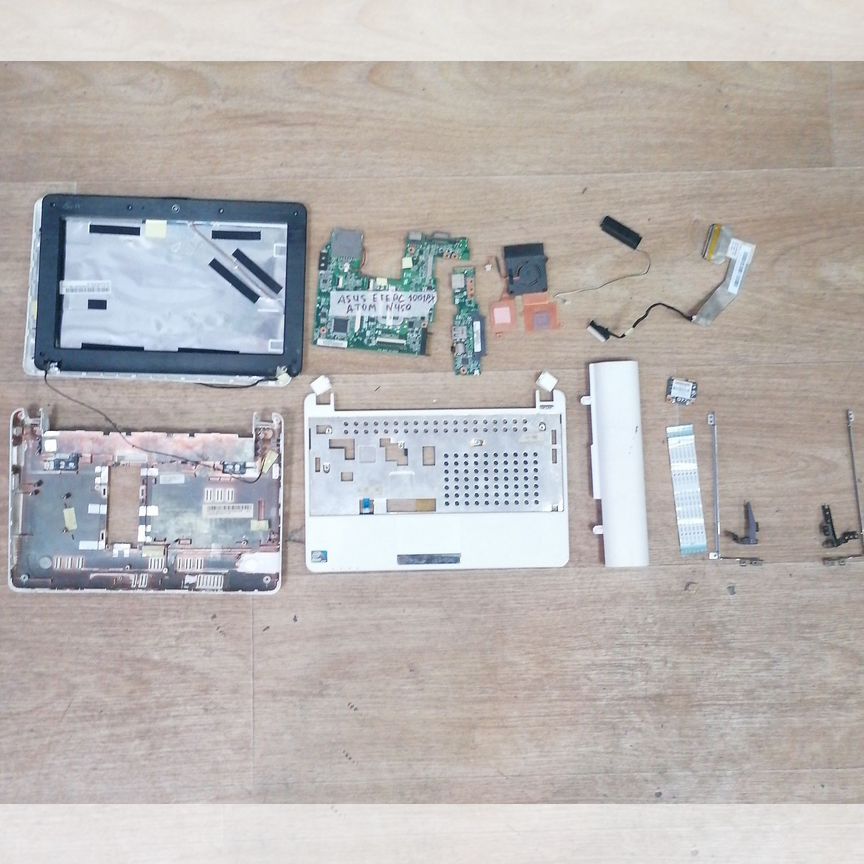 Asus Eee PC 1001px Запчасти Разбор Ремонт