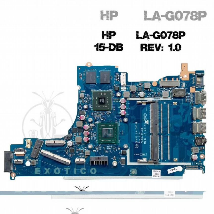 HP 15-db Материнская плата lа-G078Р