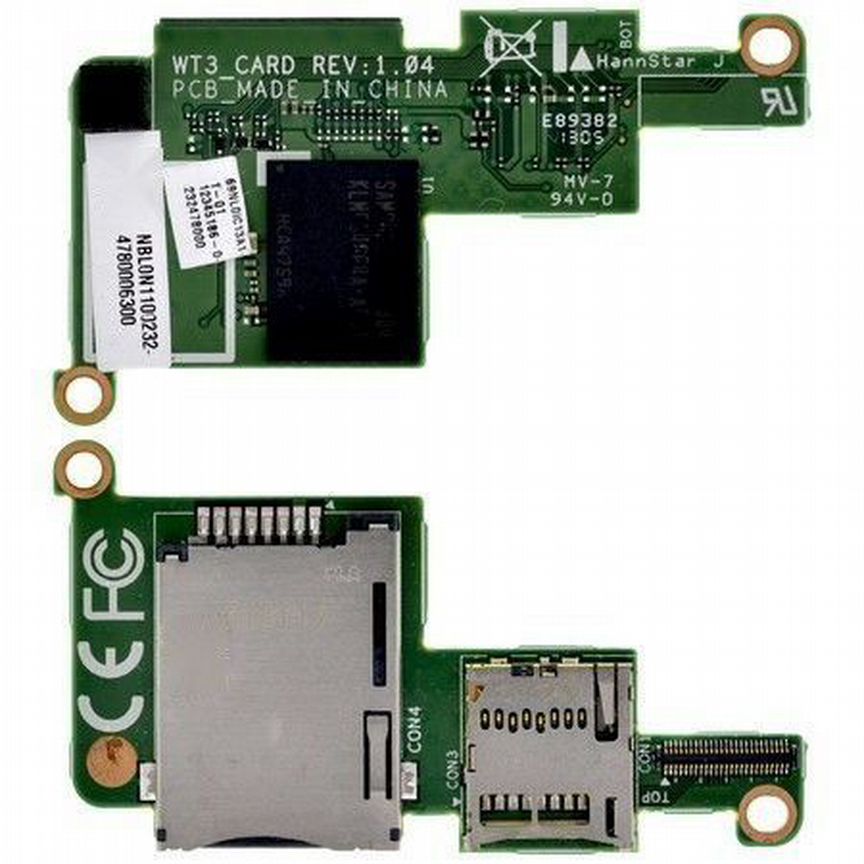 Плата с ssd и приемником карты памяти, Sim для Ace