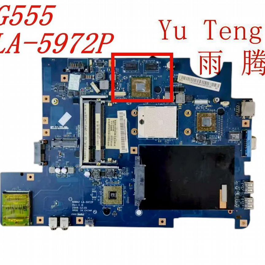 Материнская плата LA-5972P Rev: 1.0 Lenovo G555