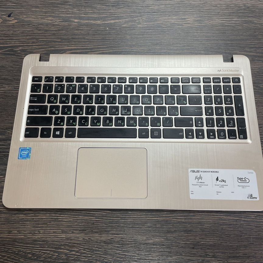 Топкейс asus x540l
