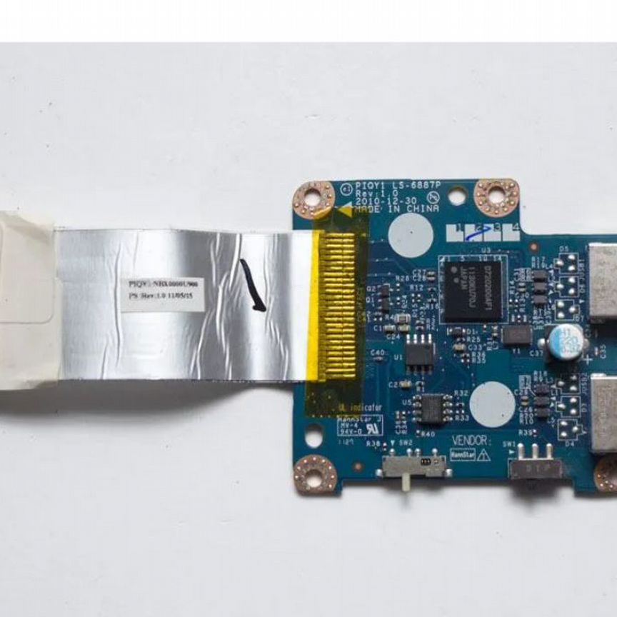 Плата USB для ноутбука Lenovo Y570