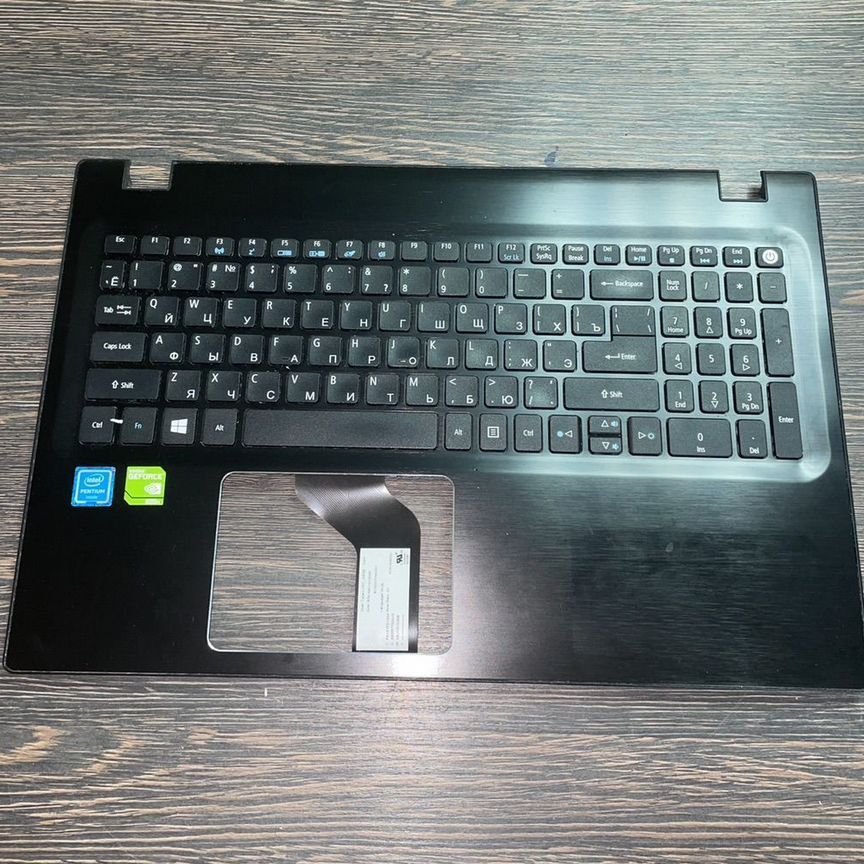 Топкейс acer e5-573g черный без тачпада