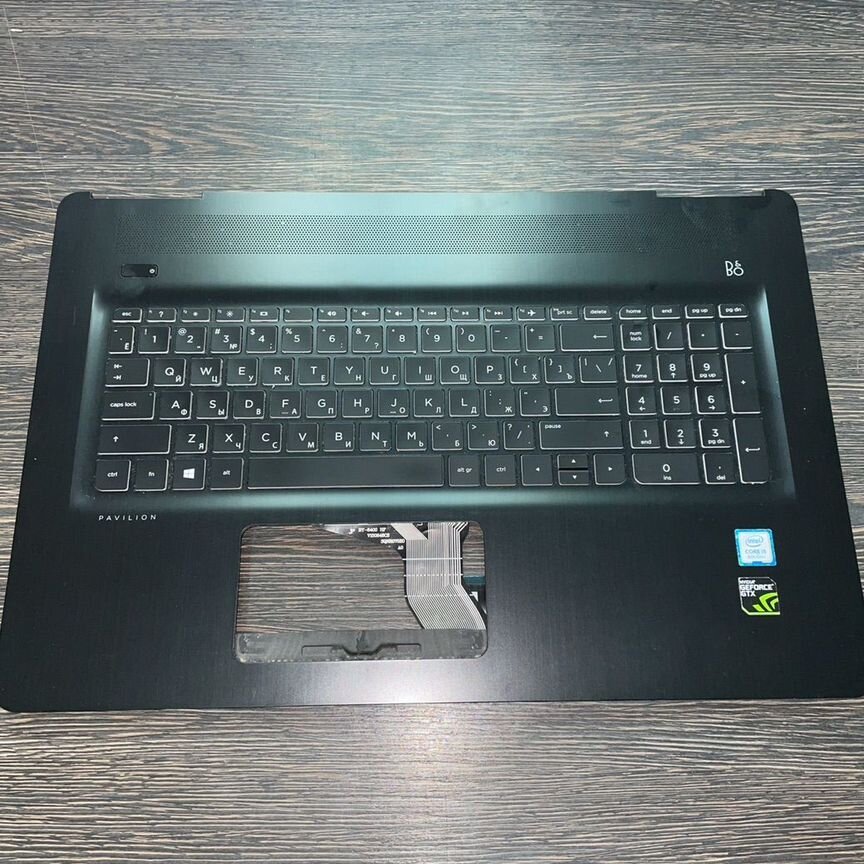 Топкейс с клавиатурой hp 17-ab
