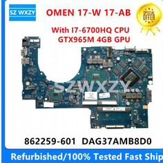 Материнская плата HP 17-ab I7-6700hq gtx 960m