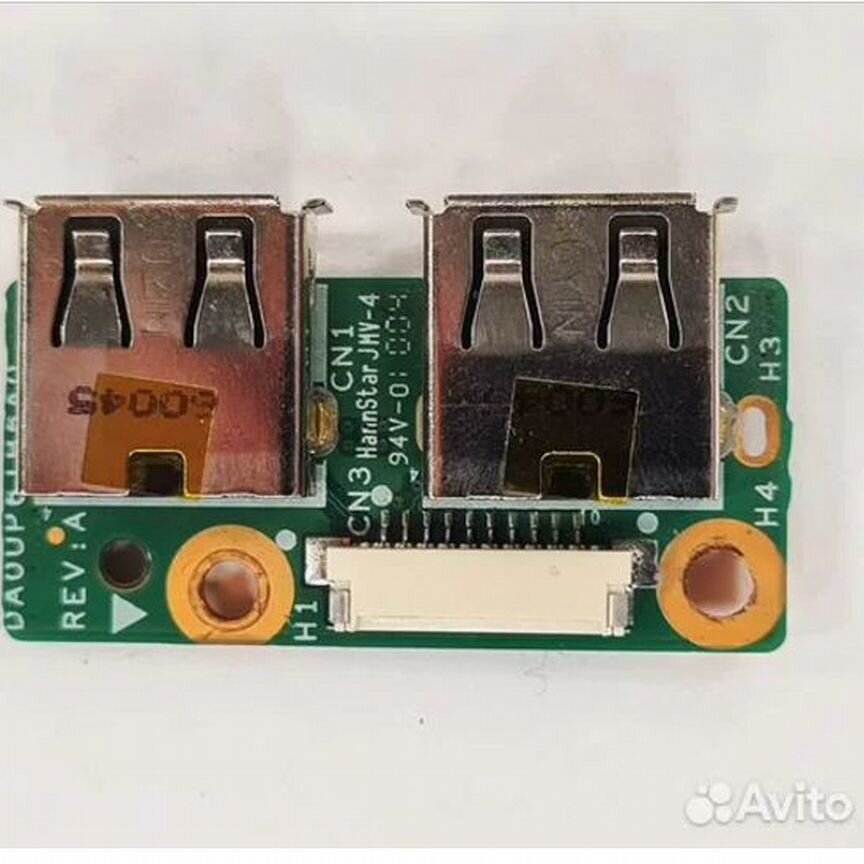 Плата USB разъемов ноутбука HP DV6-1000