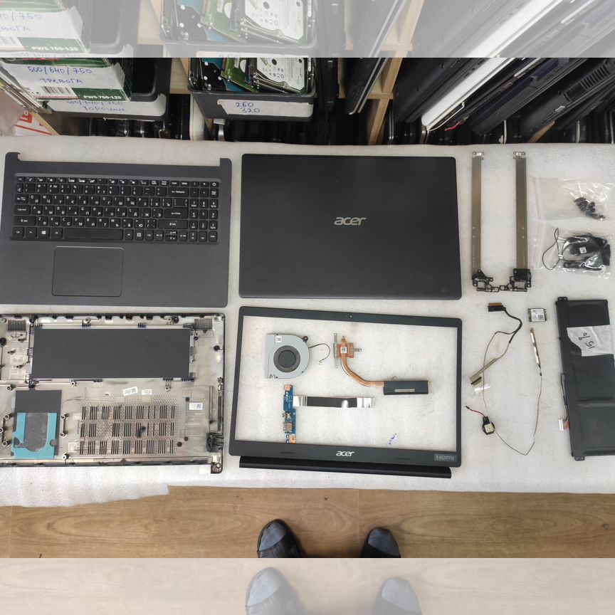 Acer extensa 15 ex215-22 разбор ремонт запчасти