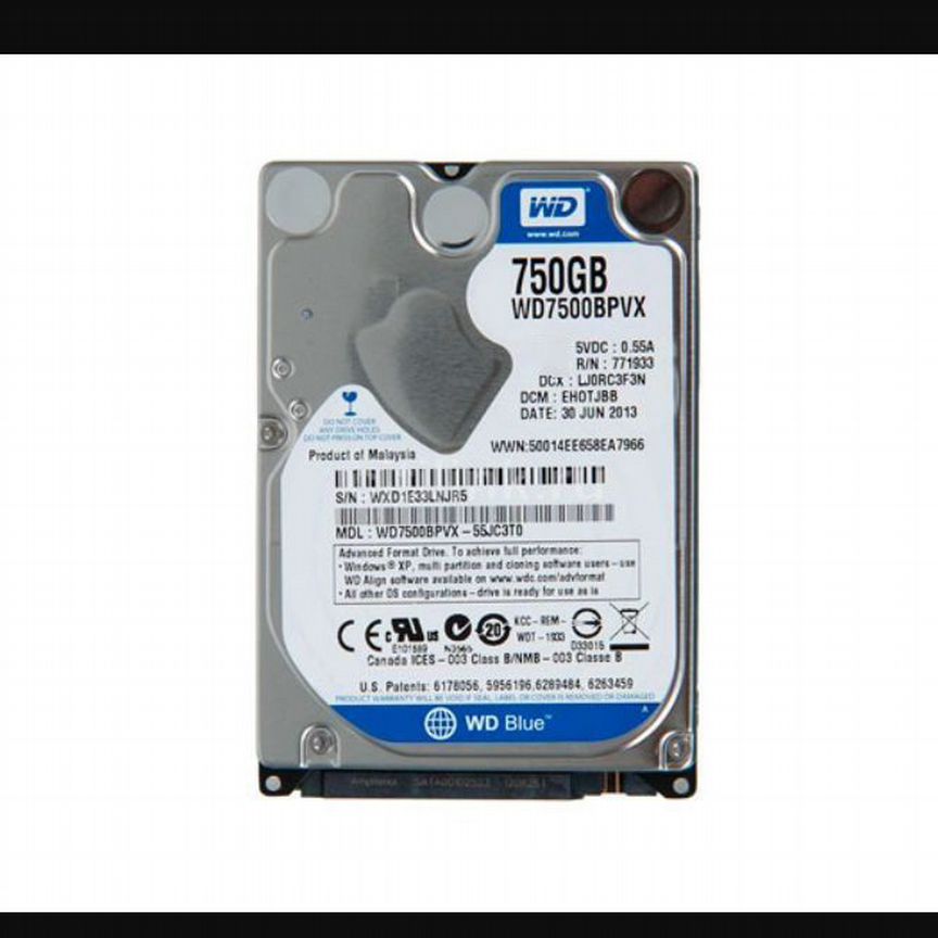 Жесткий диск 750gb 2.5
