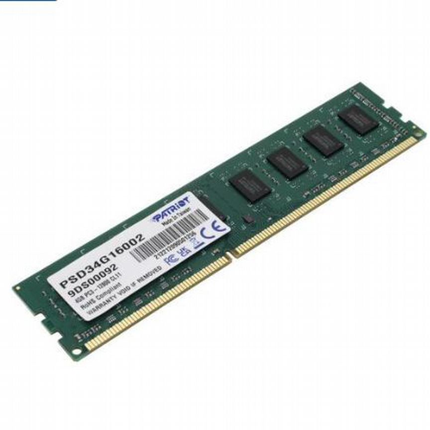 Модуль памяти Patriot Signature Line DDR3 1x 4 Гб