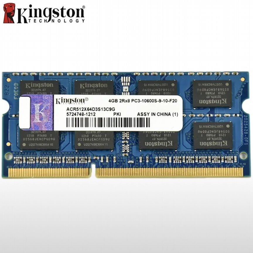 Kingston 4GB ACR512X64D3S13C9G 4GB 2Rx8 PC3-10600S