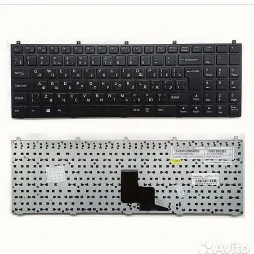 Клавиатура ноутбука Сlevo W270/W150/W170
