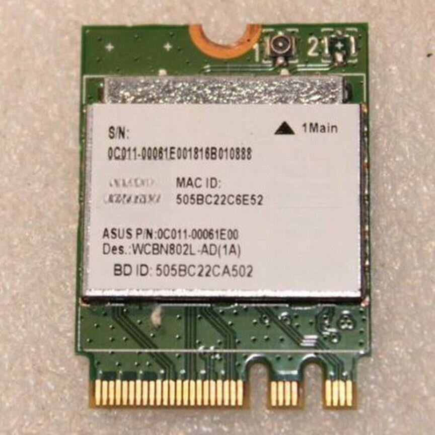 Asus X540 Wi-Fi модуль Realtek RTL8723BE
