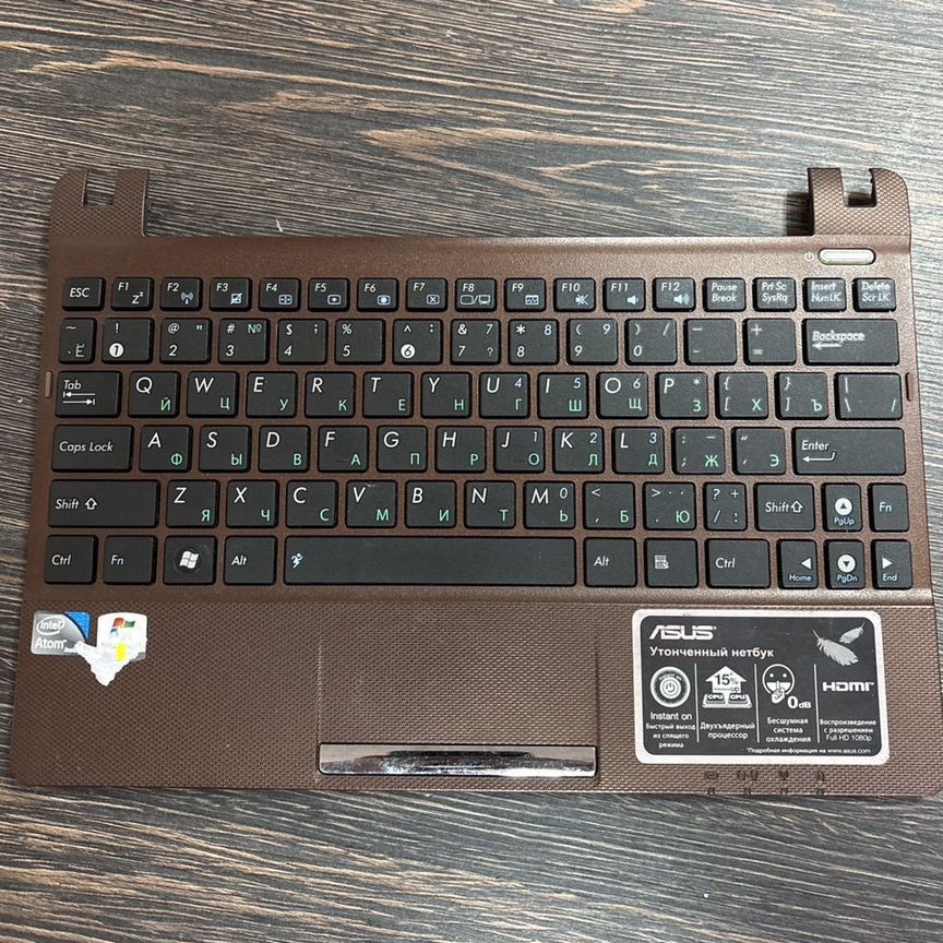 Топкейс с клавиатурой и тачпадом Asus X101CH