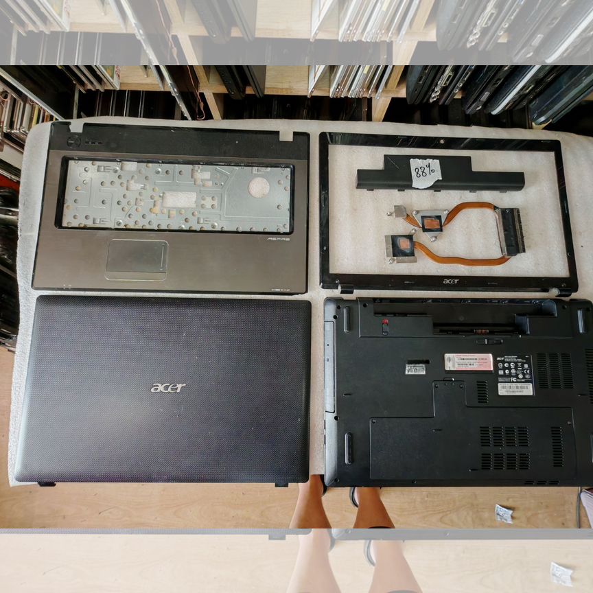 Acer aspire 7741zg разбор ремонт запчасти