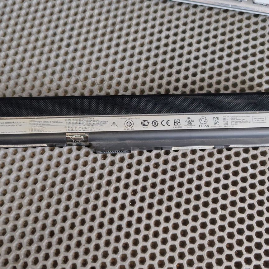 Аккумулятор для ноутбука asus A32-K52 износ 72%