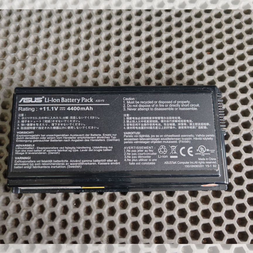 Аккумулятор для ноутбука asus а32-f5 износ 98%