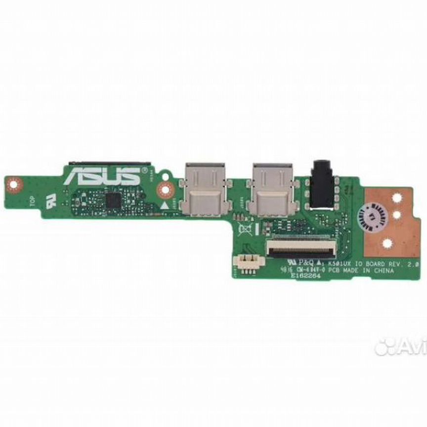 Плата включения, USB и аудио Asus K501UQ K501UX