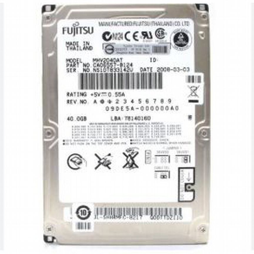 Жесткий диск 2.5" Fujitsu 40 Гб MHT2040AT/MHV2040A