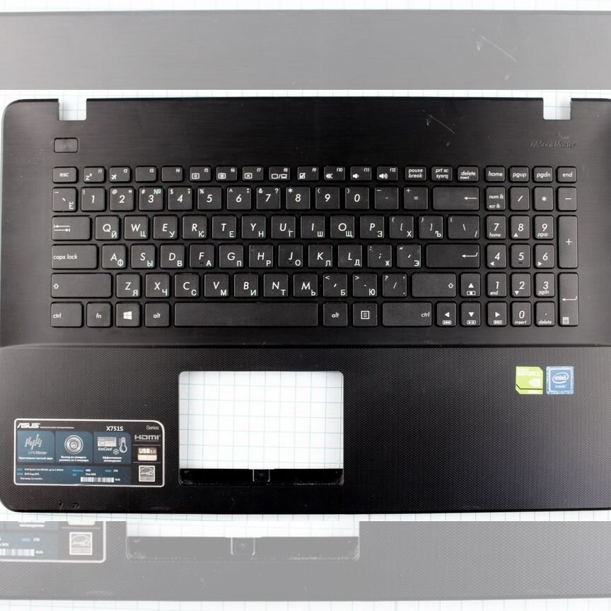 Топкейс asus x751s