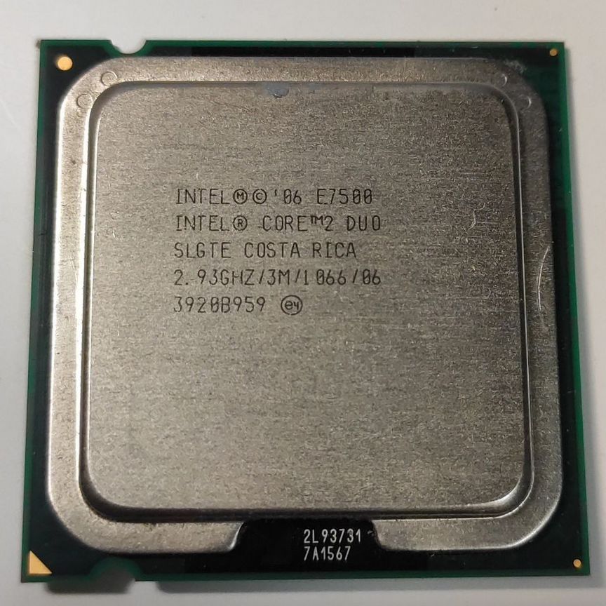 Core 2 duo E7500