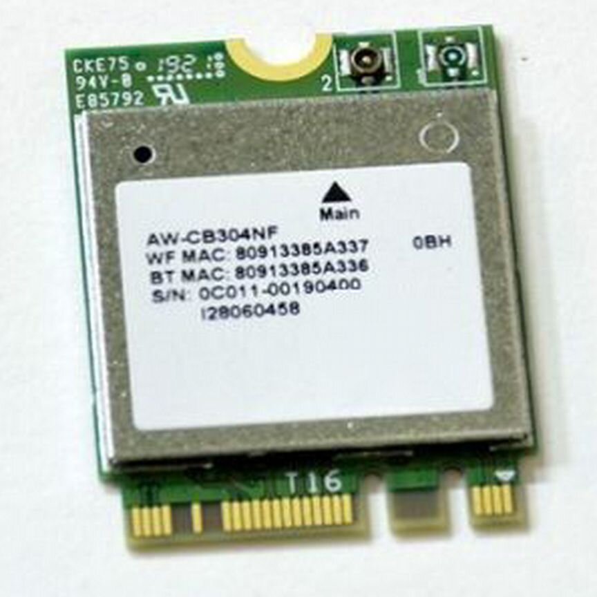 WI-FI адаптер 802.11A/B/G/N/AC+BT4.2(1*1)