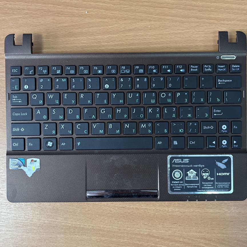 Топкейс с клавиатурой asus x101ch