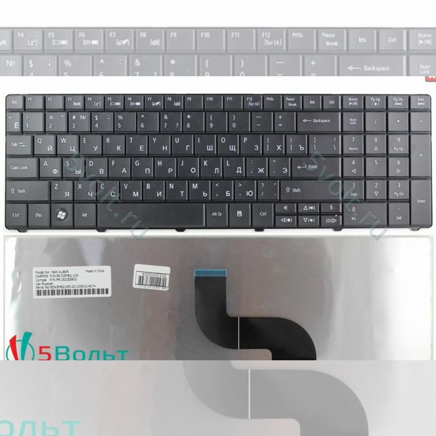 Клавиатура ноутбука Acer Aspire E1-571, E1-571G