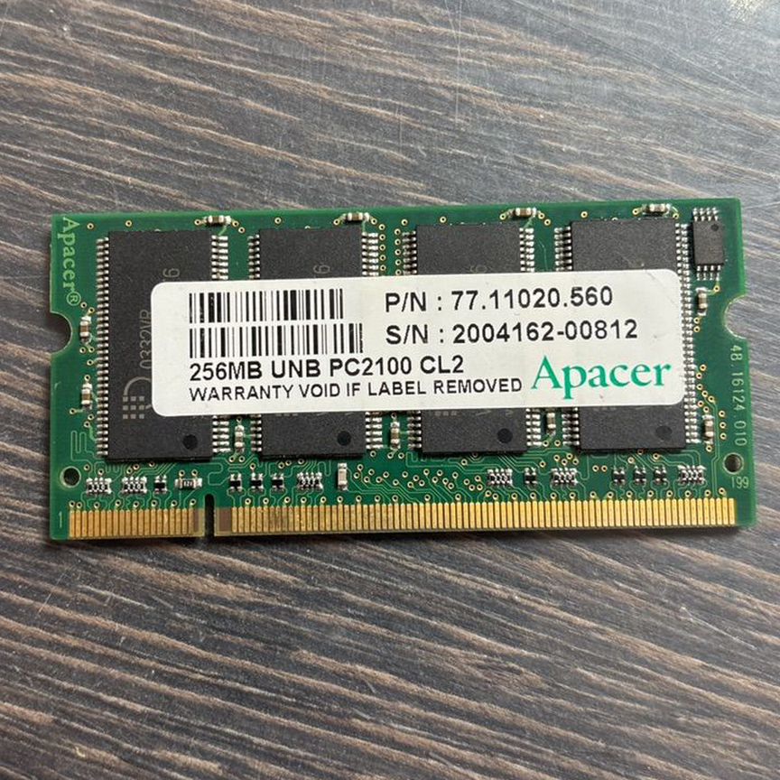 Оперативная память ddr1 для ноутбука 256mb