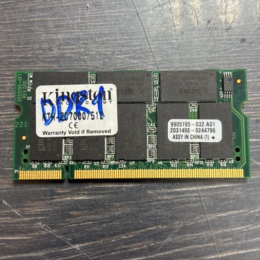 Оперативная память для ноутбука ddr1 512mb
