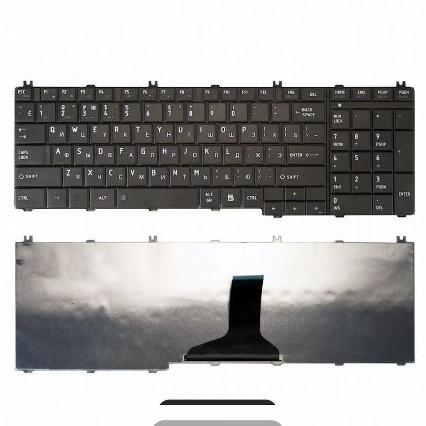 Клавиатура Toshiba Satellite C650 C660 C670 черная