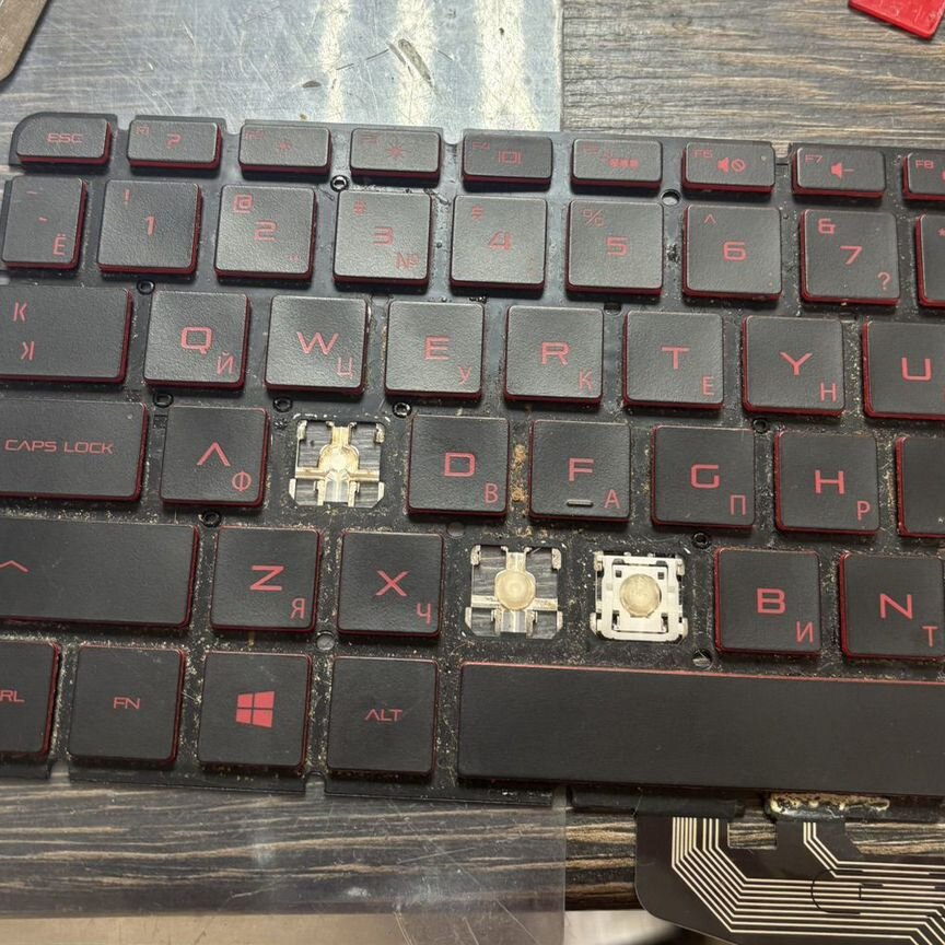 Кнопки клавиатуры для HP Omen 17-W000, 17-W100