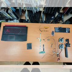 Acer AN515-52-5627 разбор ремонт запчасти