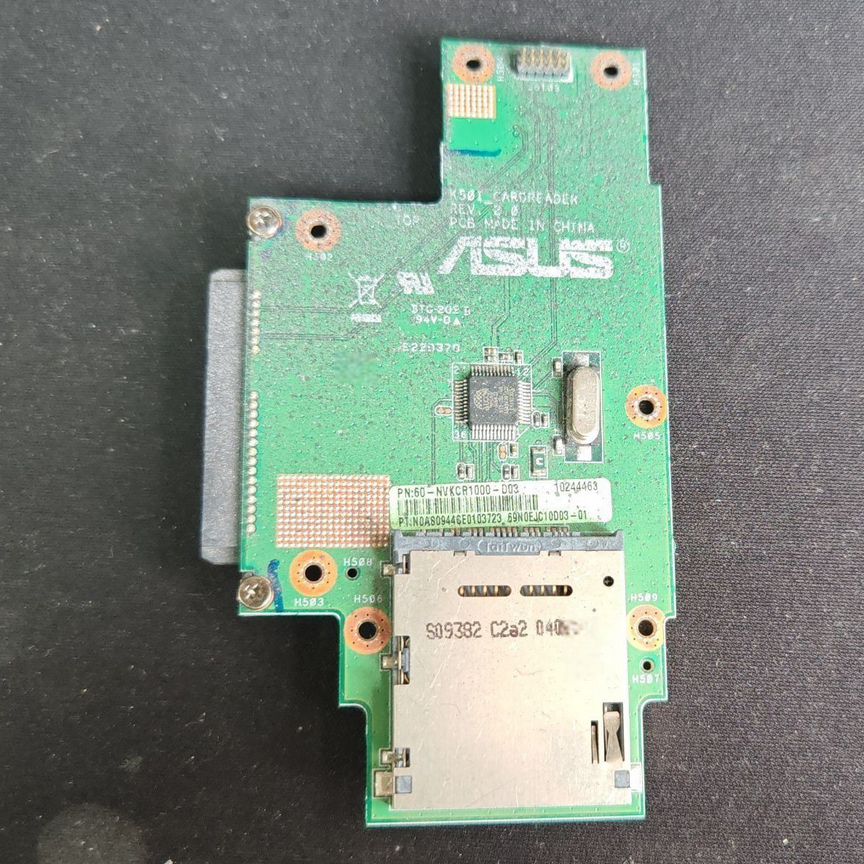 Плата картридера и hdd Asus K50i