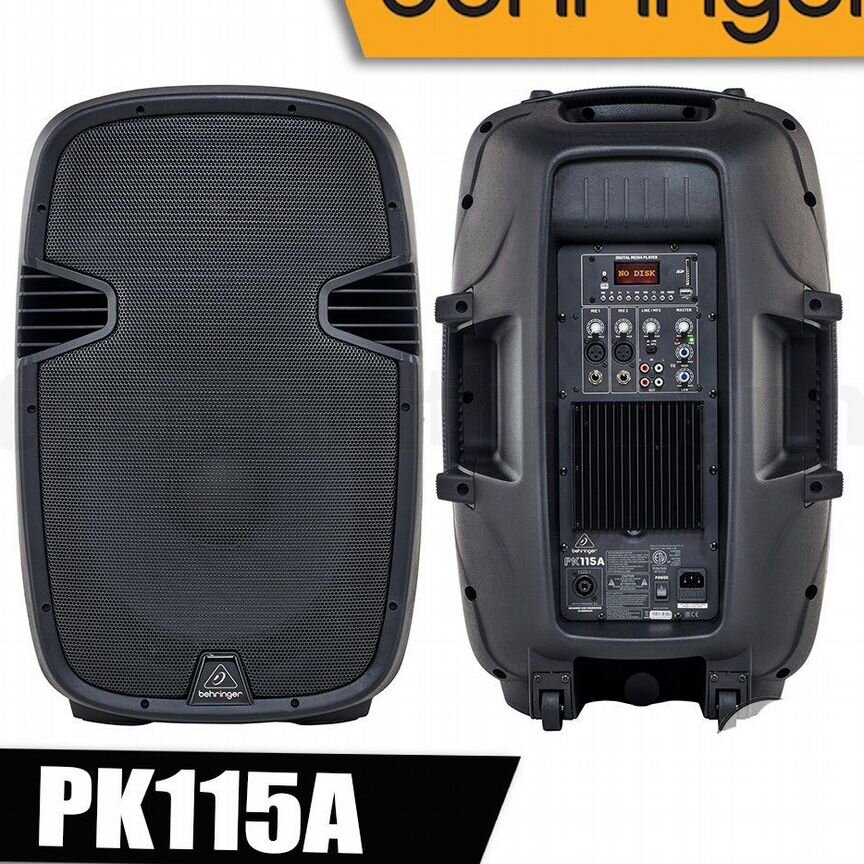 Активные колонки 2шт behringer pk115a