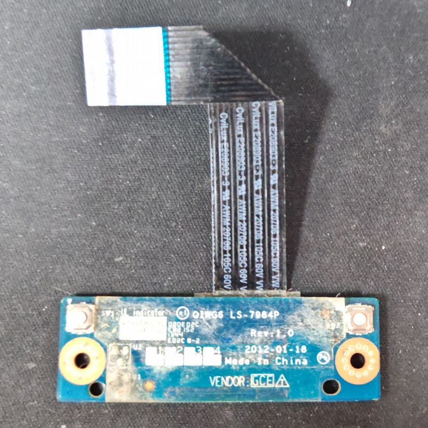 Плата кнопок тачпада Lenovo G580